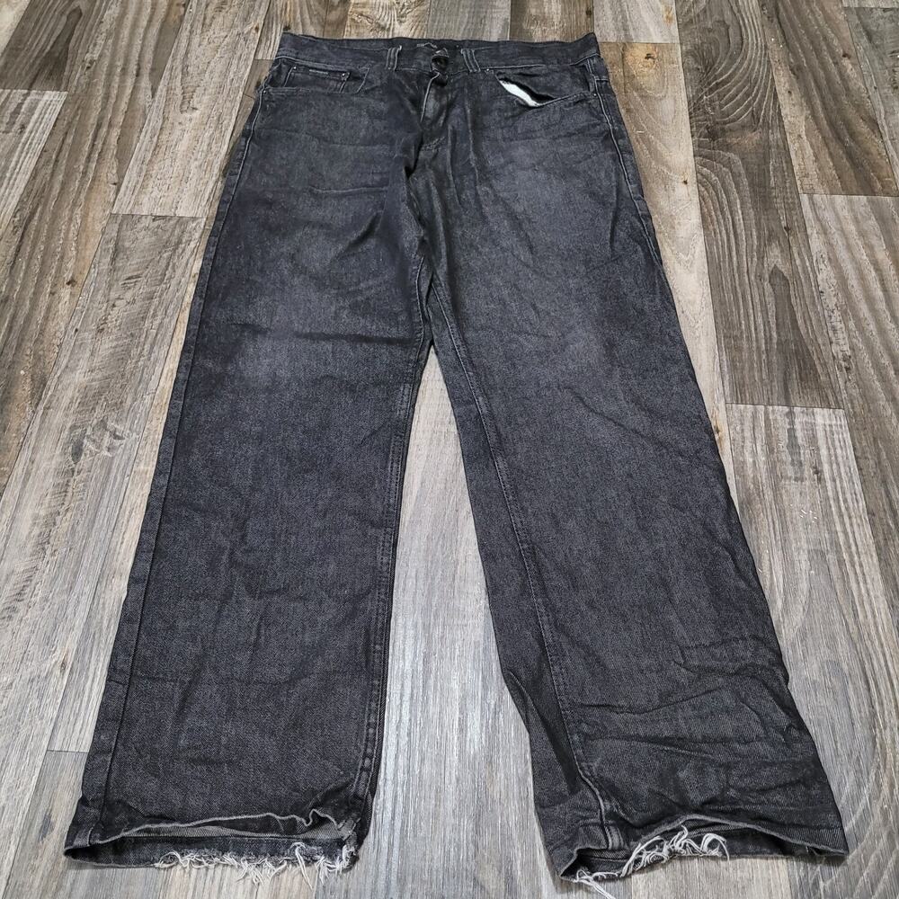 Rocawear Jeans Men's 36x32 Black Loose‎ Baggy Y2K Street Denim